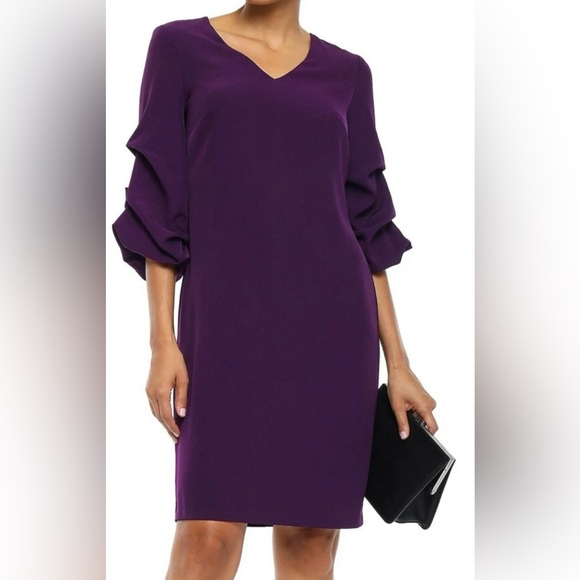 DKNY Elegant Purple Women's Dress - Picture 3 of 6